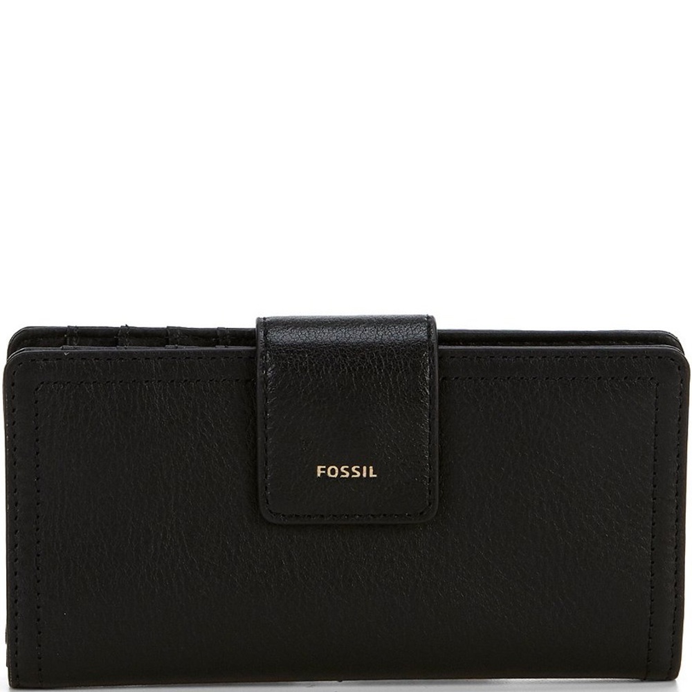 Fossil Logan RFID Leather Tab Bifold Wallet